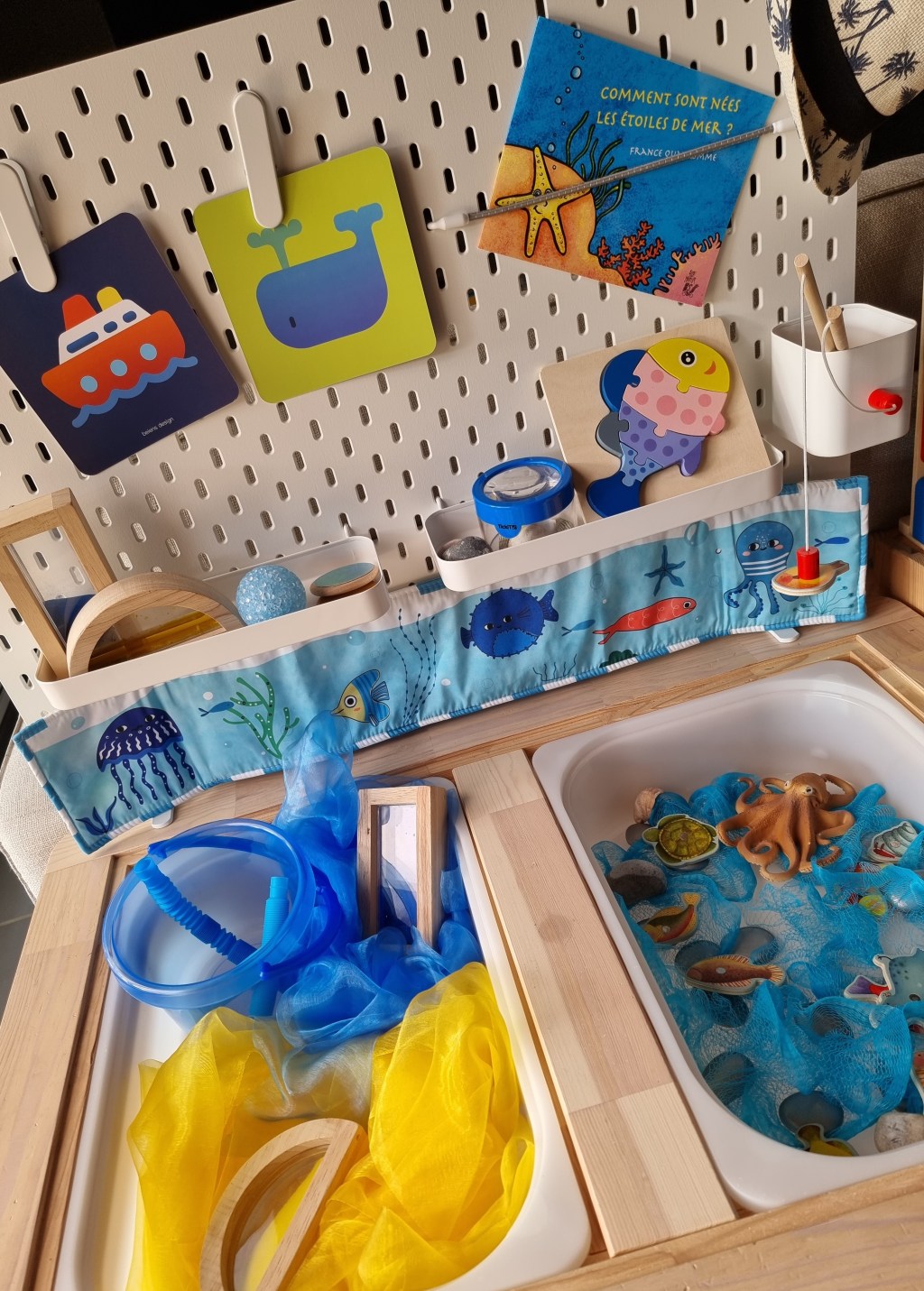 Table d&rsquo;activités &laquo;&nbsp;La mer&nbsp;&raquo;